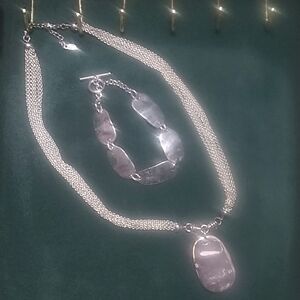 Monet Necklace & Bracelet